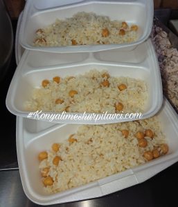 Nohutlu Pilav 100 kişilik